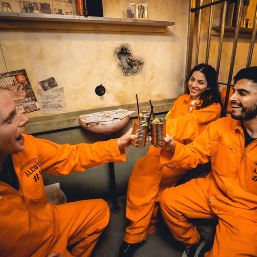 Alcotraz Melbourne: World’s First Prison-Themed Cocktail Bar - Alcotraz Melbourne in plain terms: a prison-themed cocktail night with a mission