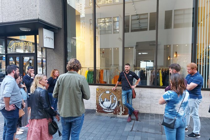 Auckland Historic Bar Tour - Vulcan Lane stop: your 35-minute history anchor