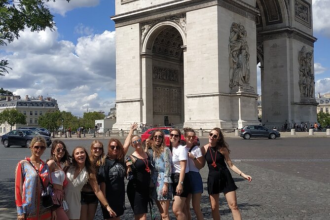 Beer Bike Bar Tour - Stop 2: Arc de Triomphe district ride with big avenue energy