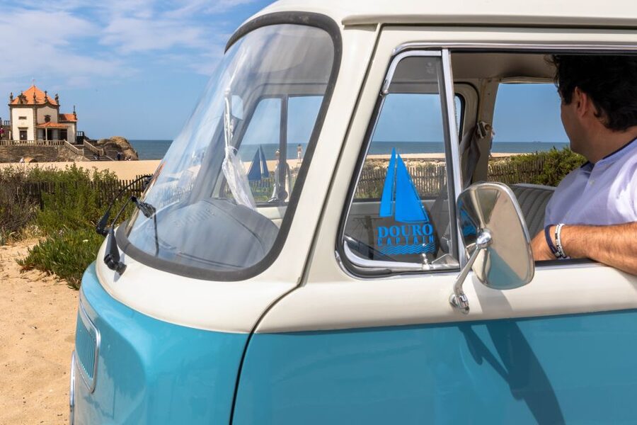 Best views to Porto from Gaia. VW Kombi tour with cocktail - Closing at Senhor da Pedra: A Small Chapel With Big Visual Character