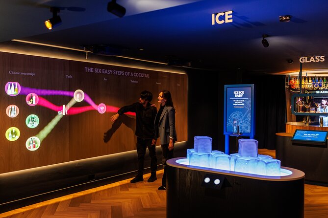 Bols Cocktail Experience Entrance ticket plus Cocktail - Walking into Bols: how the interactive exhibits teach Genever and liqueur