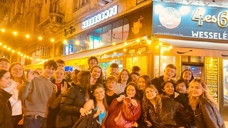 Budapest: Just for you Guided Bar Crawl with games and Shots - Meet Your Guide, Get Your Welcome Drink, and Start With Games