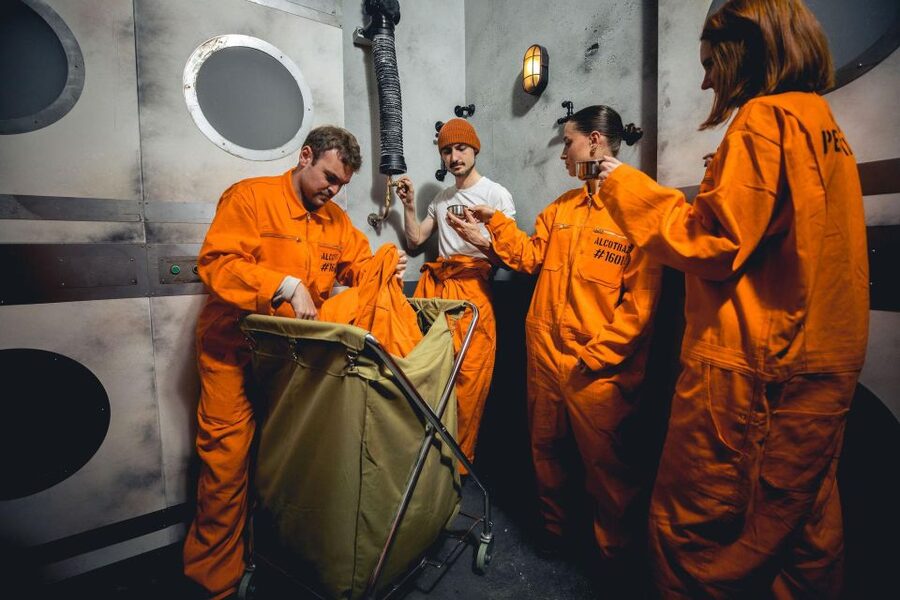 Cardiff: Alcotraz Immersive Prison Cocktail Experience - The Actors and Characters: Warden, Guards, Inmate Cassidy