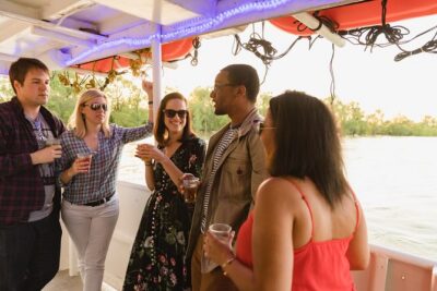 City Cruises Sacramento: Rock the Yacht Cocktail Cruise 21+ - Old Sacramento by river: cobblestones, Gold Rush buildings, and a quick scenic pass