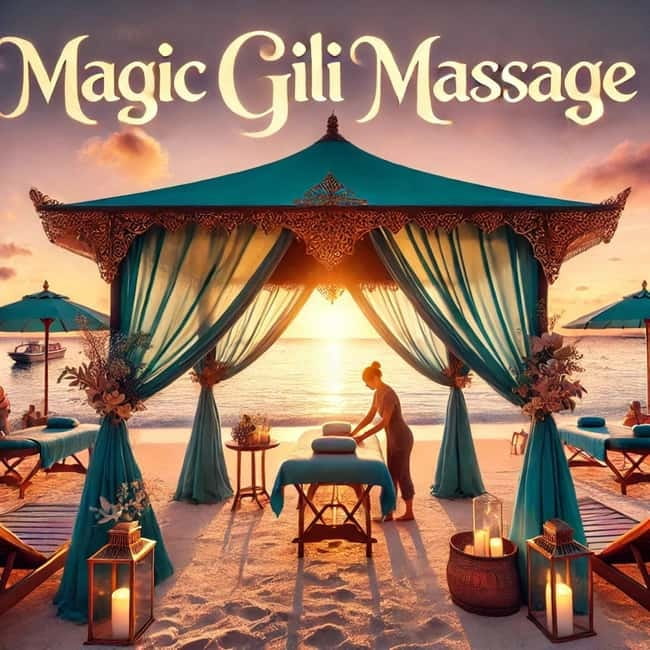 Gili Trawangan: Beach Massage with Sunset and Cocktail - Your 60-minute massage: Balinese vs Lombok style