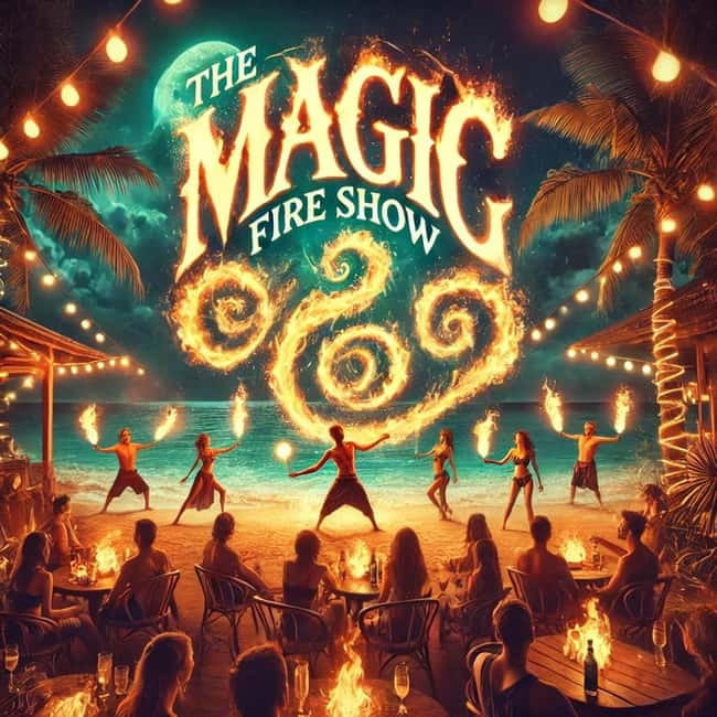 Gili Trawangan: Experience The Gili Fireshow with Cocktail - Gili Fireshow at The Gili Beach Bar: Sunset-Side Setup