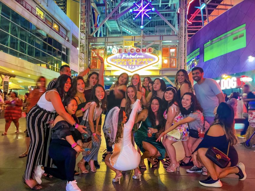 Las Vegas Fremont Street Bar Crawl (party bus add-on option) - The Fremont Street portion: 3 guided one-hour rounds