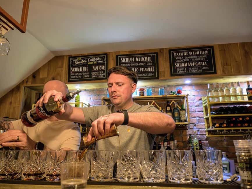 Manchester: Private Cocktail Masterclass & Sicilian Food - Price and Value: Is $53 for 3 Cocktails and Food a Good Deal?