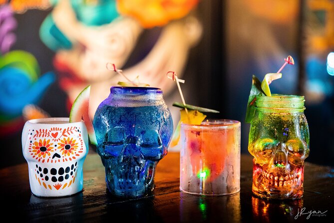 Mezcal vs. Tequila Cocktail Tasting in a Cantina - La Catrina Cantina in Zona Romántica: a bar night with structure