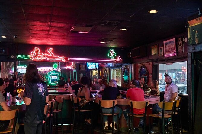 Miami Beach Bar Tour: Art Deco & Neon Lights by Local Historian - Collins Avenue architecture: Marlin and Webster, Tudor, and Essex