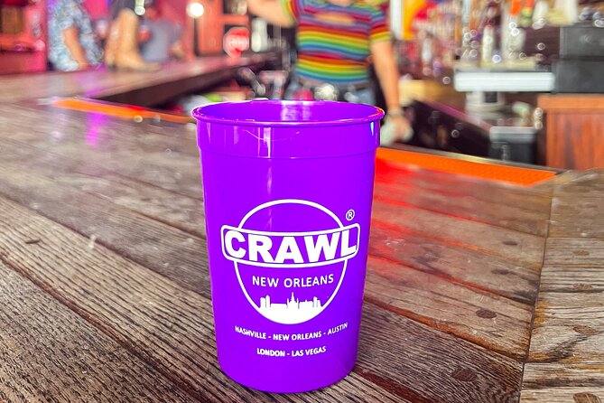 New Orleans Bourbon Street Bar Crawl w/ Shots & Souvenir Cup - Money and Drinking Tips for the Crawl Cup discount