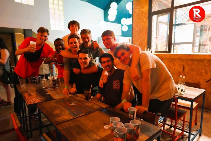 Nice: Ultimate Party Bar Crawl Free Shots & VIP Club Entry - Cours Saleya: Getting Fueled With Beer, Cocktails, and Wine