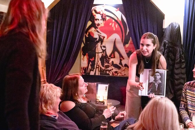 Private Speakeasy Adventure A Tipsy Trip through History - Stop 2: Theater District walks you through the food-and-fame layout