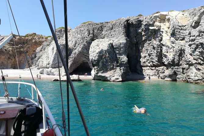 Rhodes Exclusive Swim Cruise Cocktail Open bar & Gourmet Buffet - Ladikos and the Anthony Quinn Bay Swim Stop