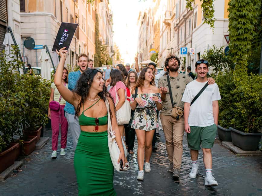 Rome: Bar Crawl with Guide and Drinks Included - Rione Monti: Where the Guide Turns Streets into Stories