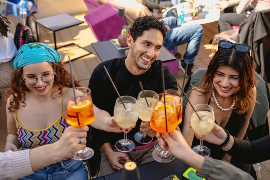 Rome: Nightlife Tour & Guided Bar Crawl with Games & Karaoke - Monti at Night: Meeting at Piazza della Madonna dei Monti
