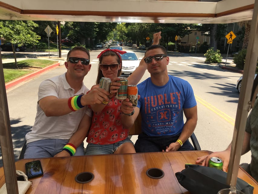 Sacramento: Pedal Bar Tour with 2 Stops - Weather reality: rain or shine and how to stay comfortable