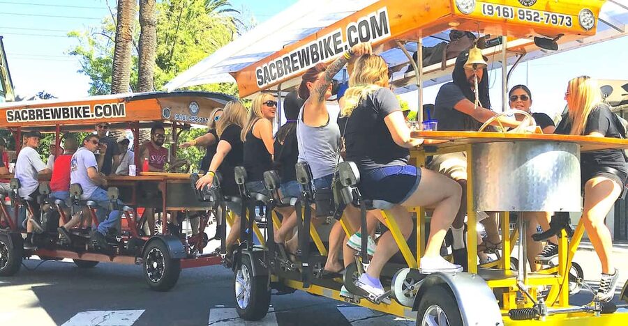 Sacramento: Pedal Bar Tour with 2 Stops - The guide + driver vibe: what kind of group energy to expect