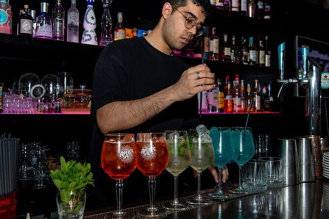 Tipsy Tour: Guided Bar Crawl In Florence with Dark History - What you get for $78.64: wine, 2 cocktails, and a shot