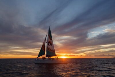 West Oahu Sunset Cocktail Cruise with Appetizers - The Honi Olani deck: where you’ll get the best sunset views